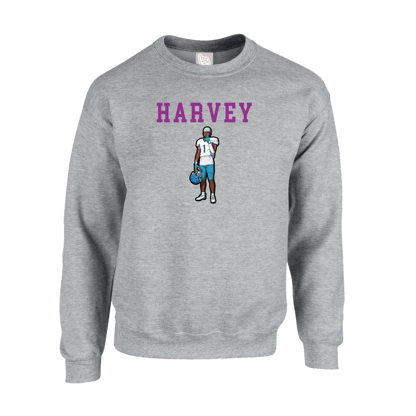 Fleece Crew — Shirsey in Grey