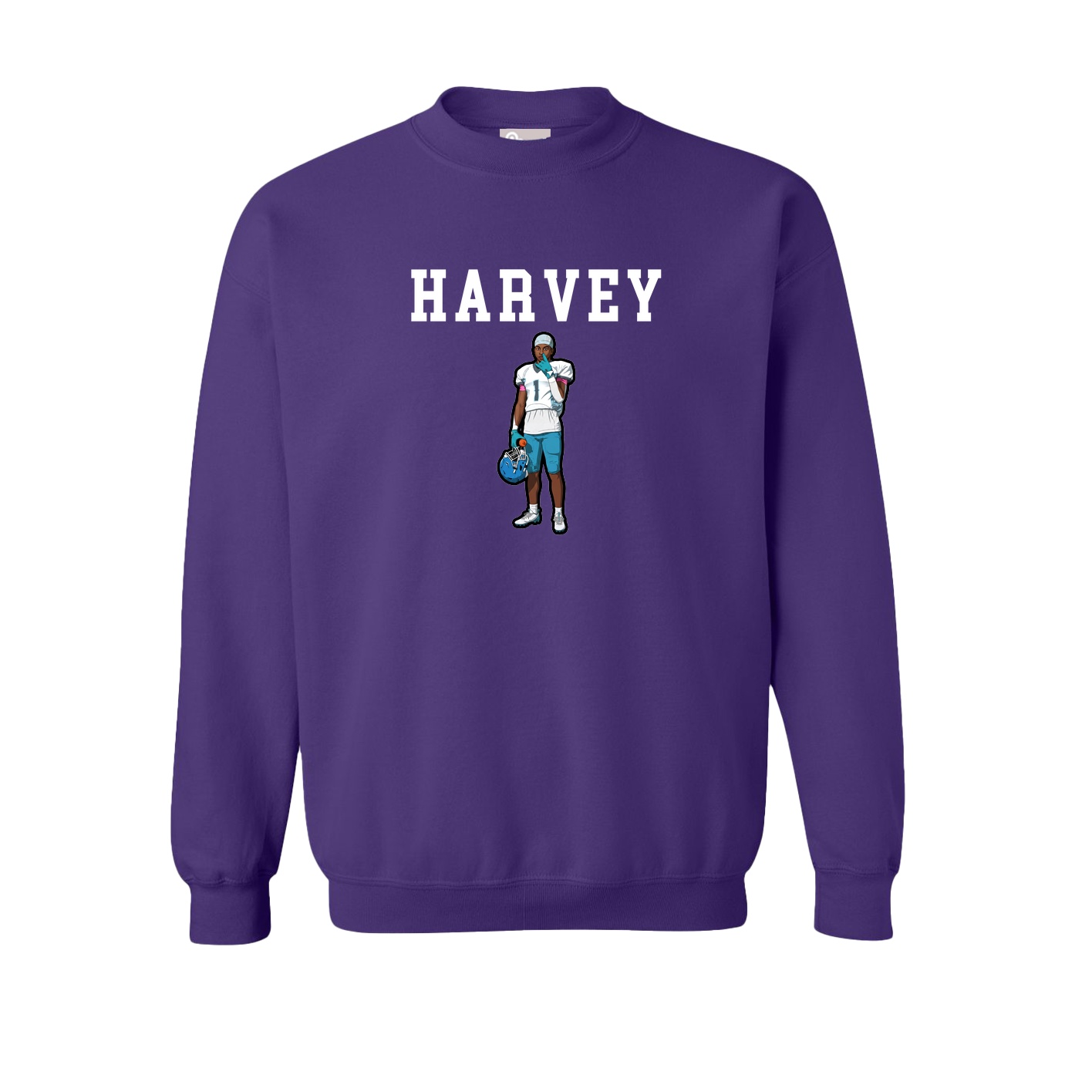 Fleece Crew — Shirsey in Purple