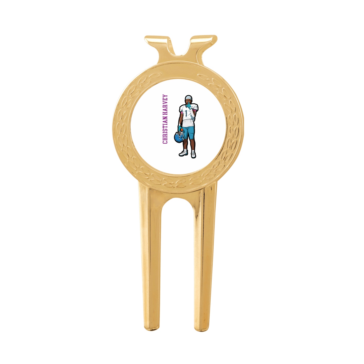 Divot Tool with Ball Marker — Name Vertical in Classic