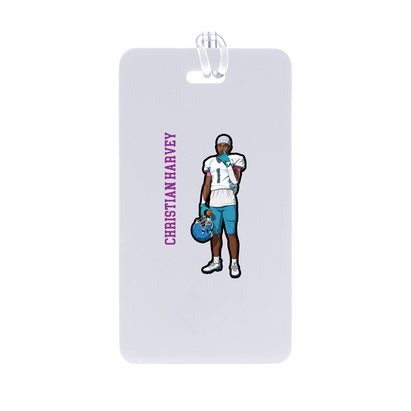 Bag Tag — Name Vertical in Classic