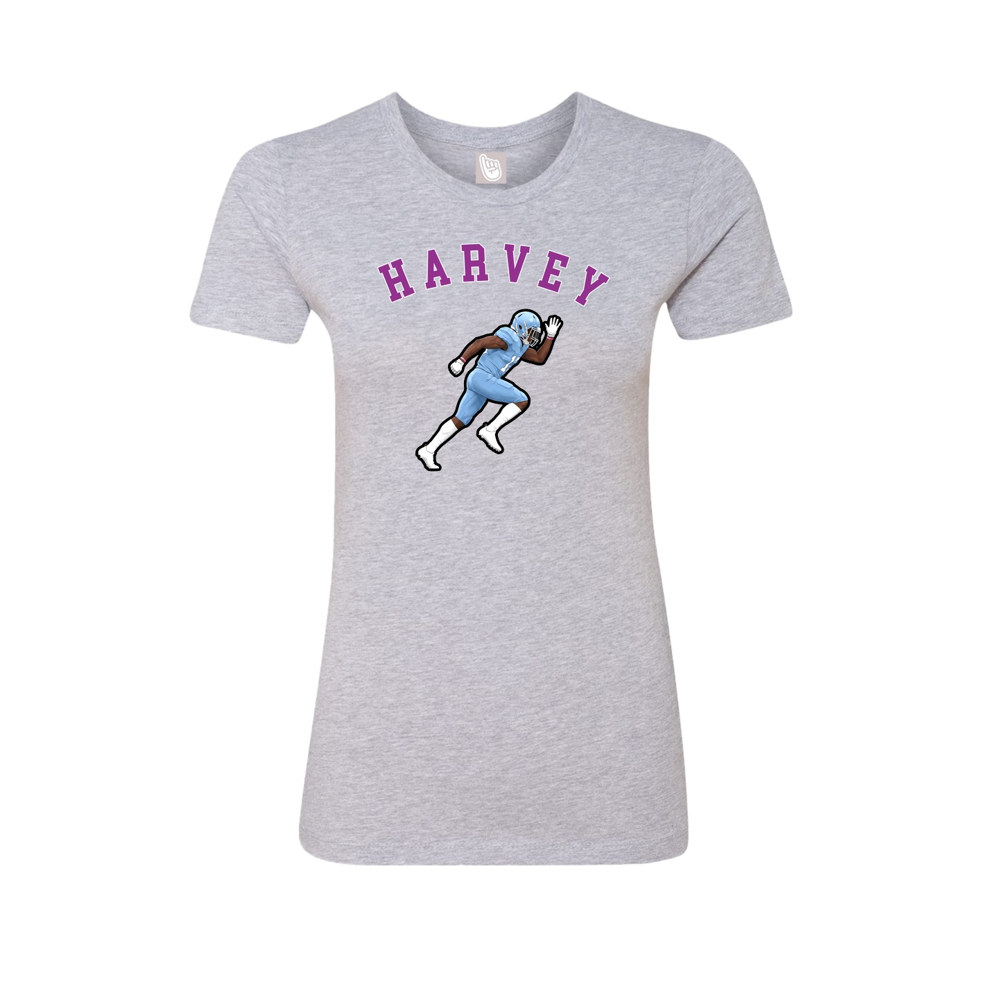Fitted Women's Tee — Shirsey Arch in Grey
