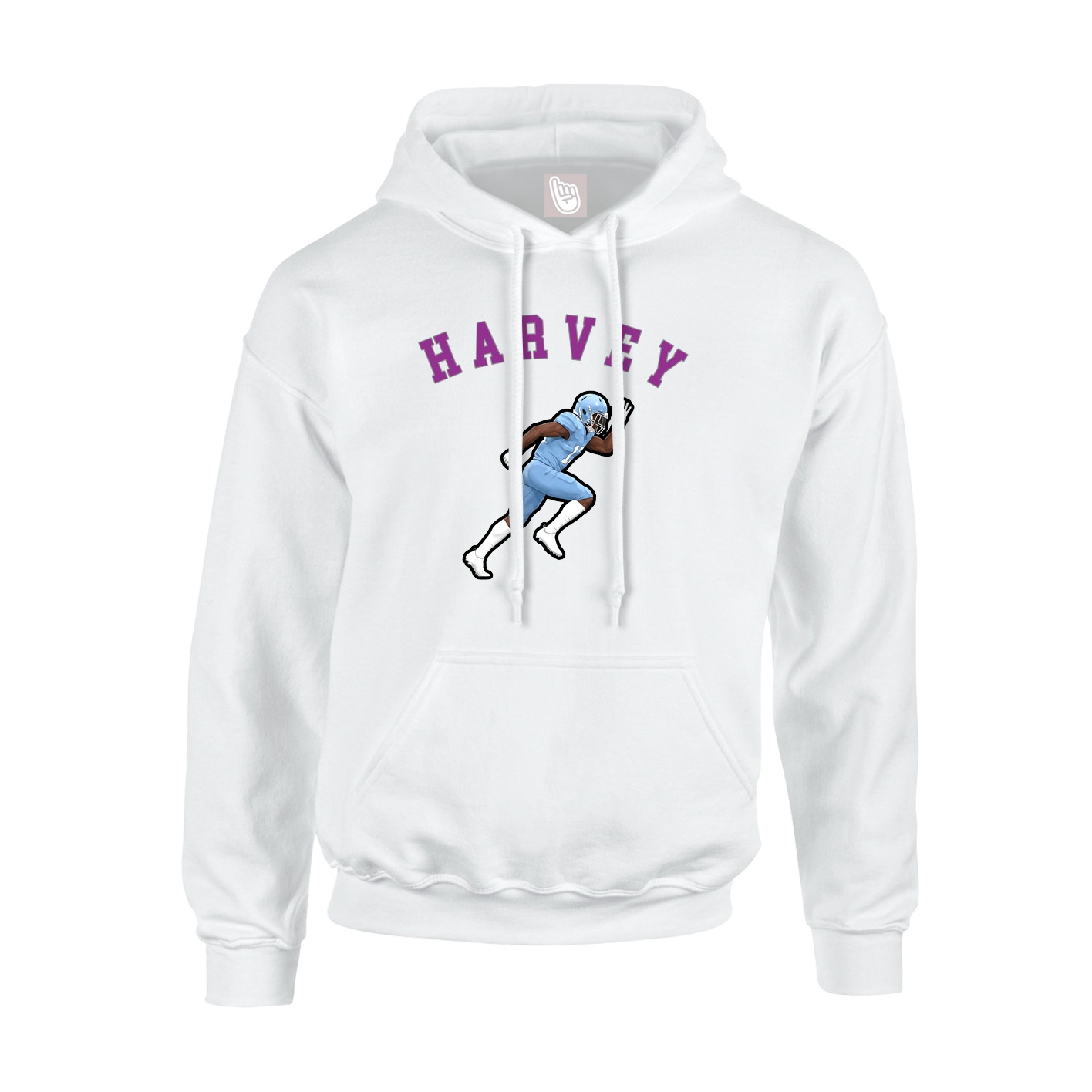 Youth Hoodie — Shirsey Arch in White