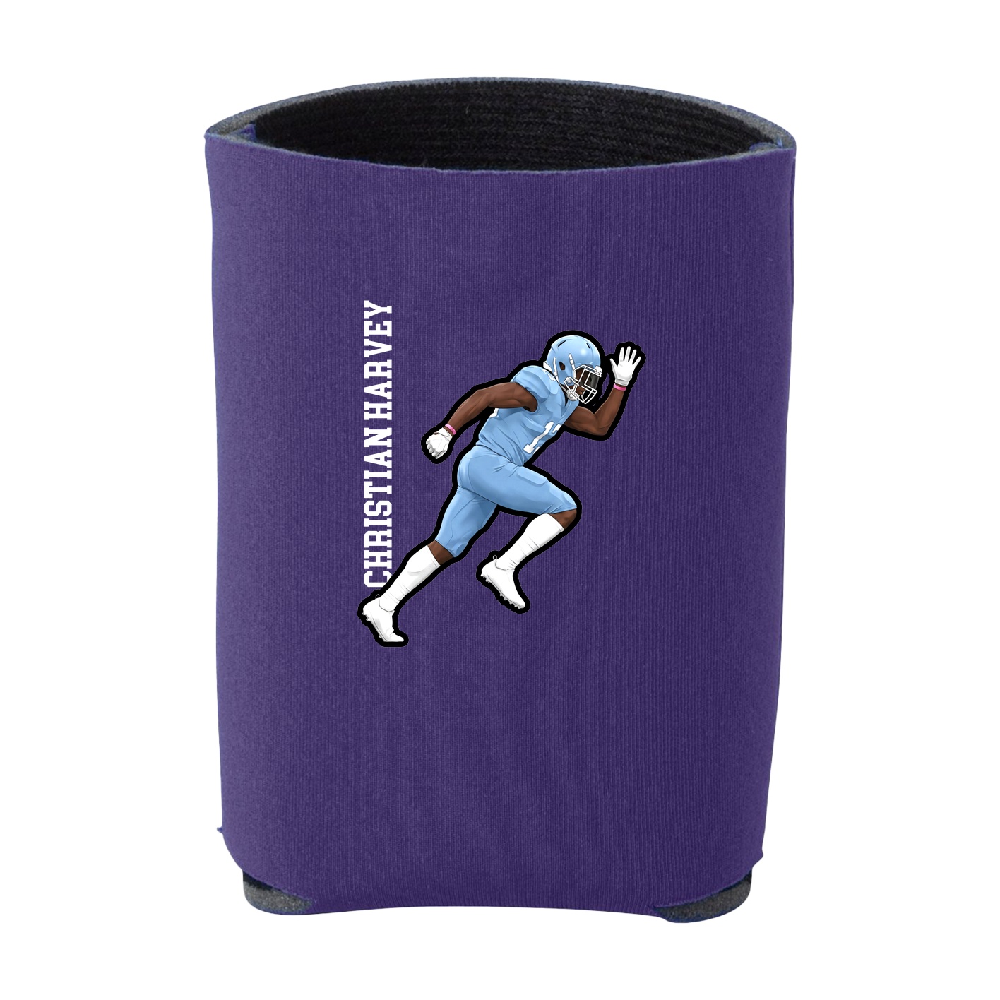 Can Holder — Name Vertical in Purple