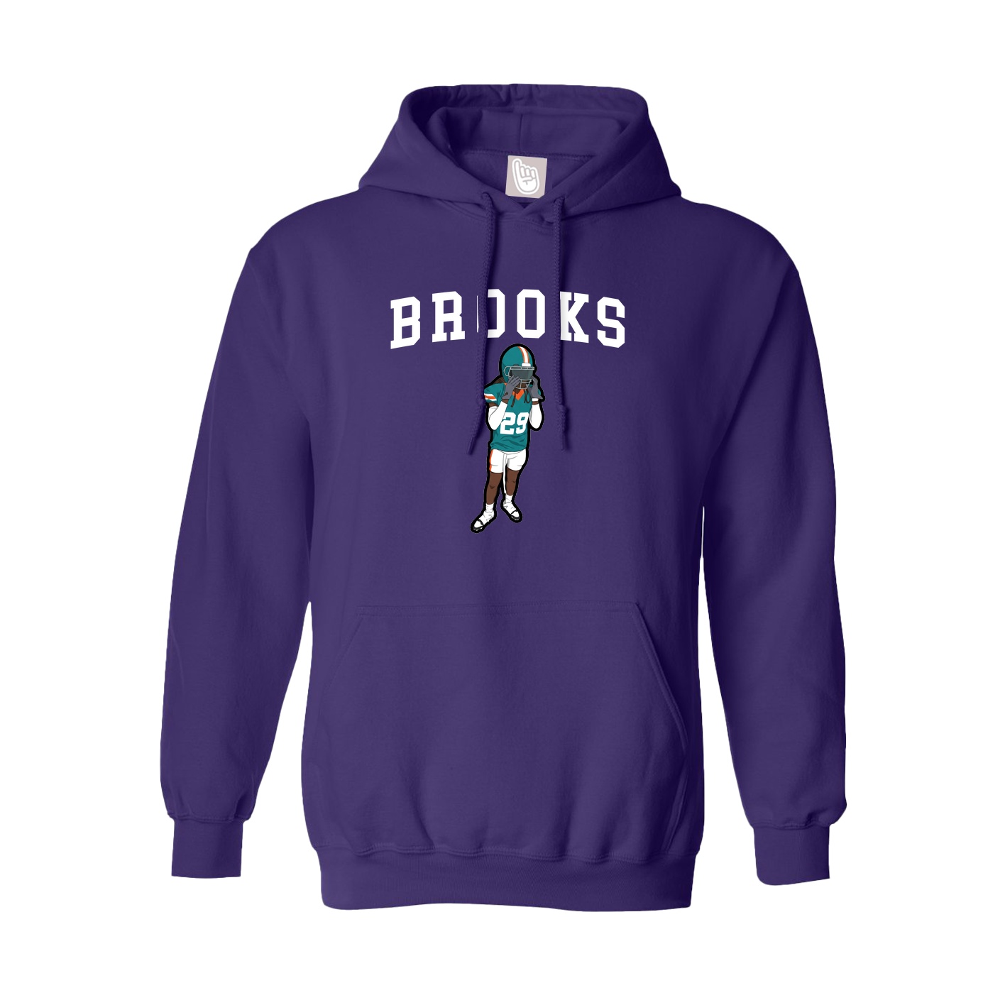 Hoodie — Shirsey in Purple