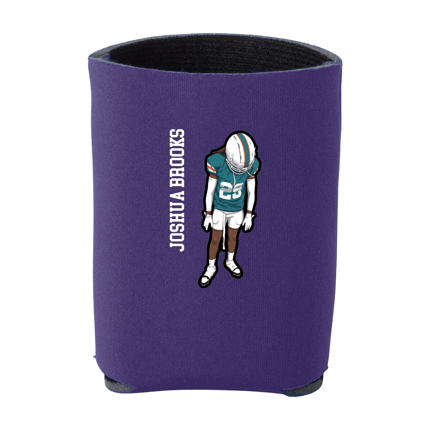 Can Holder — Name Vertical in Purple
