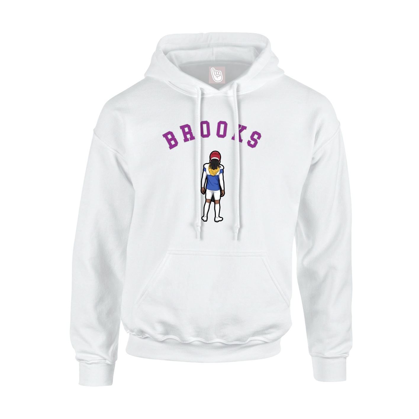 Hoodie — Shirsey Arch in White
