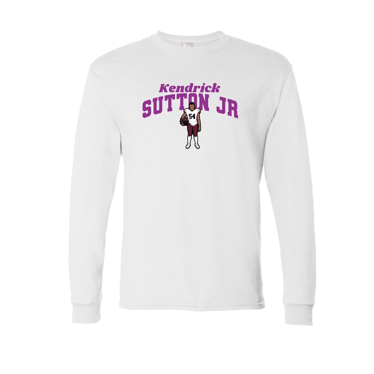 Long Sleeve Tee — Signature Arch in White