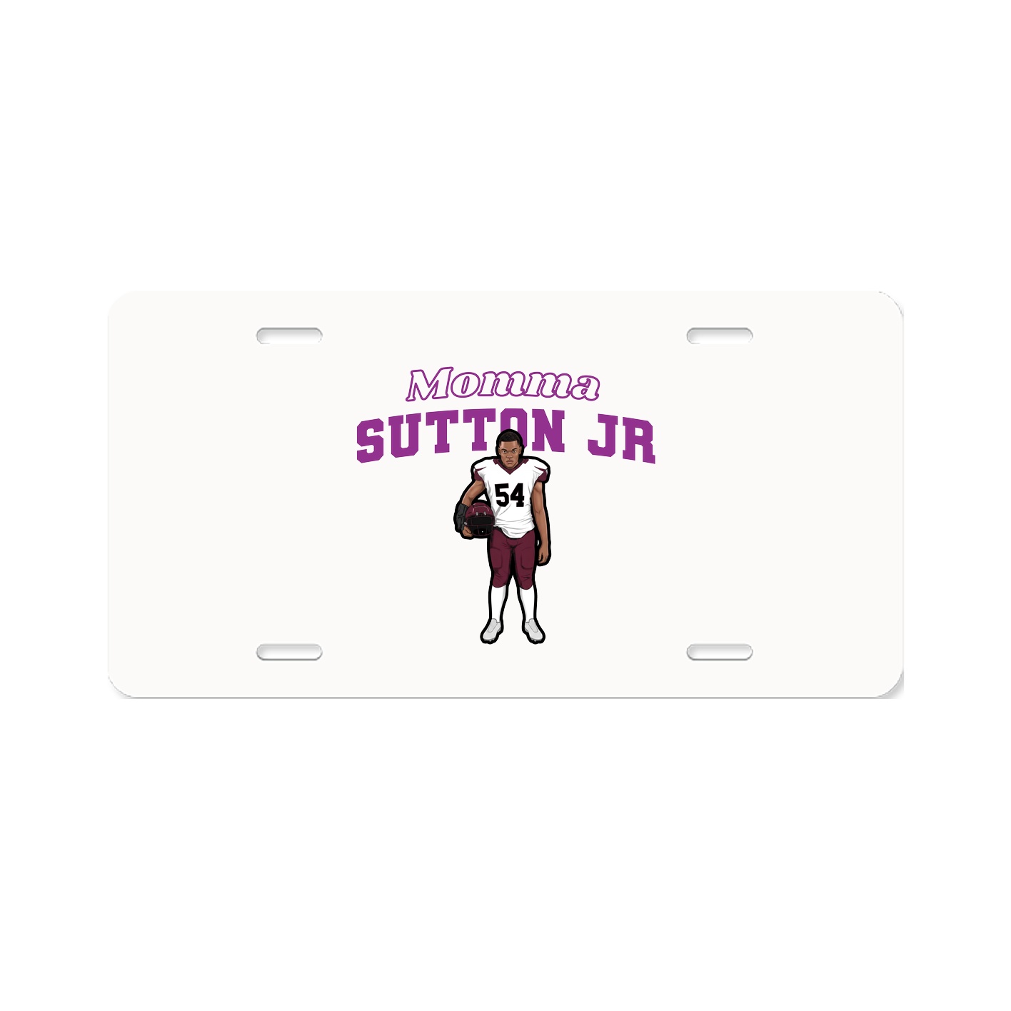 License Plate — Mothers Day Block in Classic