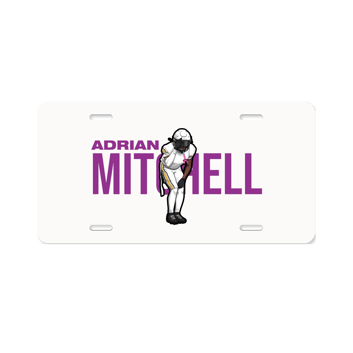 License Plate — Player Name in Classic