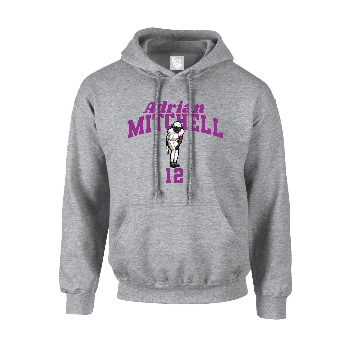 Hoodie — Signature Arch in Grey