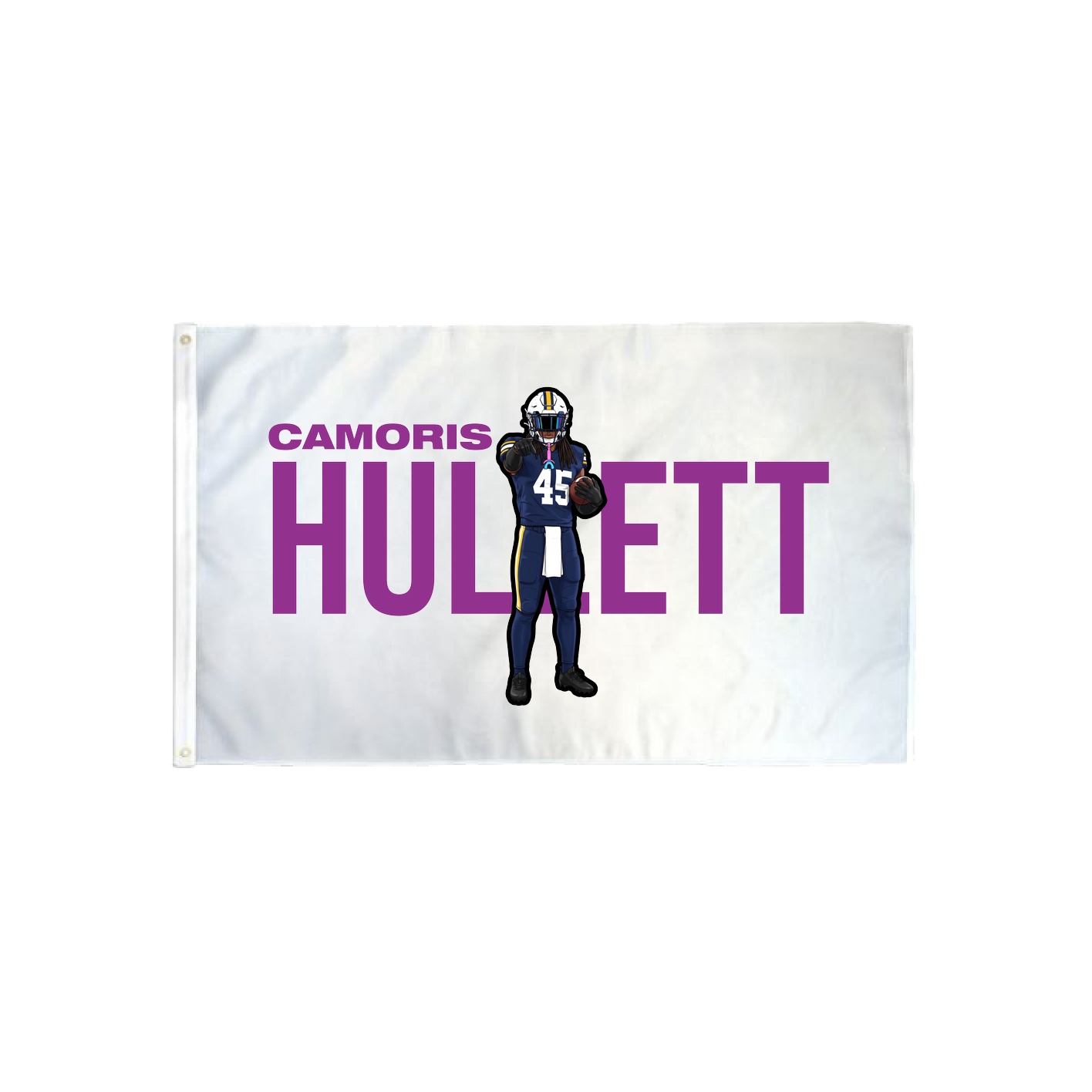 3x5 Flag — Player Name in Classic