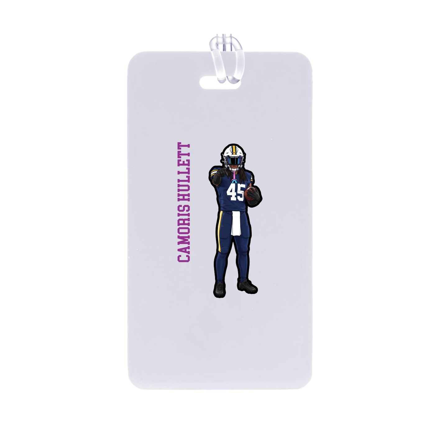 Bag Tag — Name Vertical in Classic