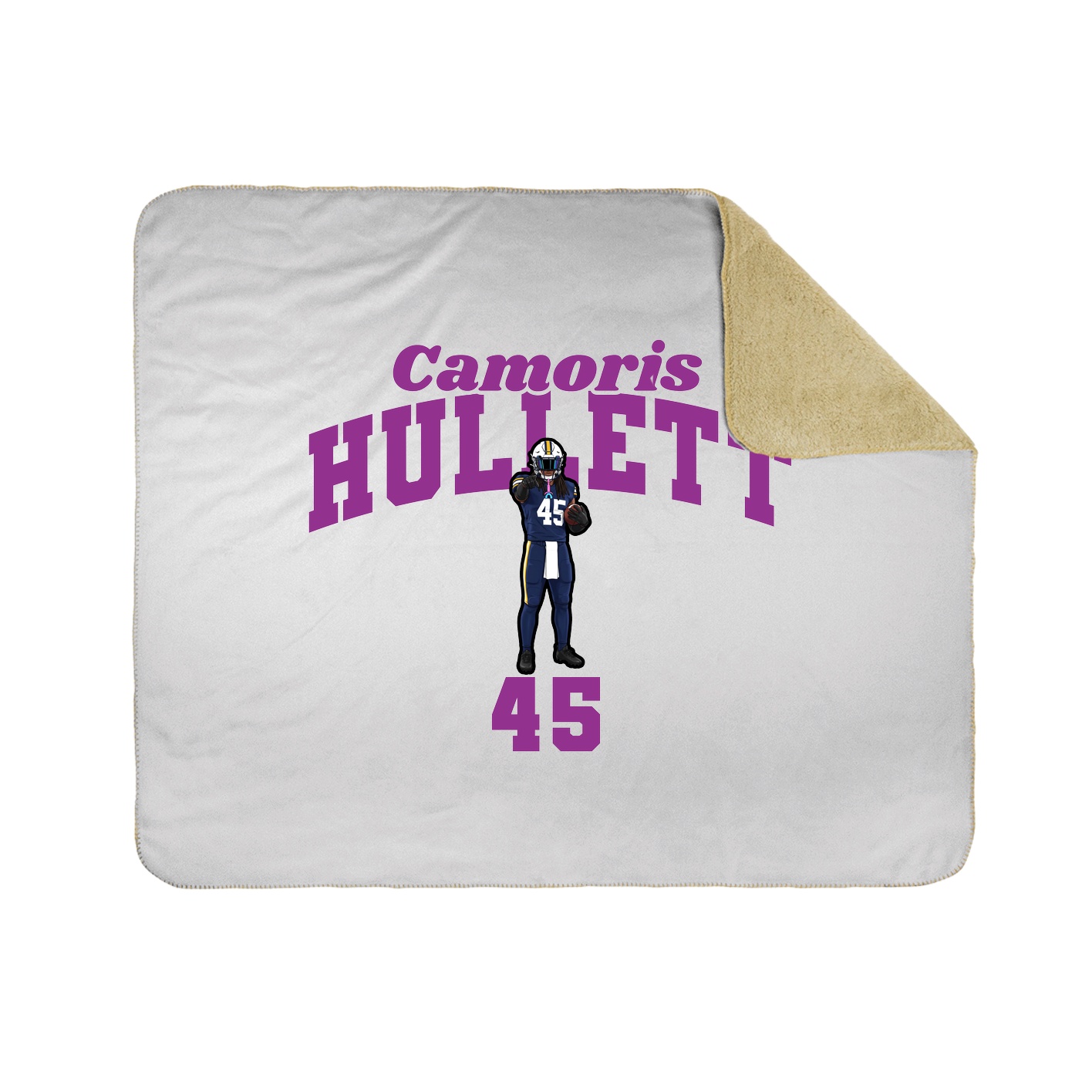 Throw Blanket — Signature Arch in White