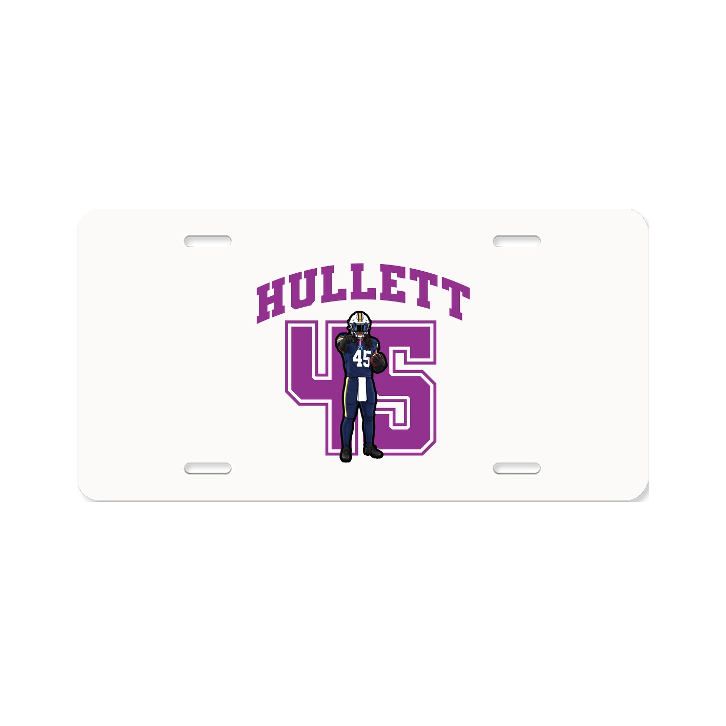 License Plate — Number in Classic