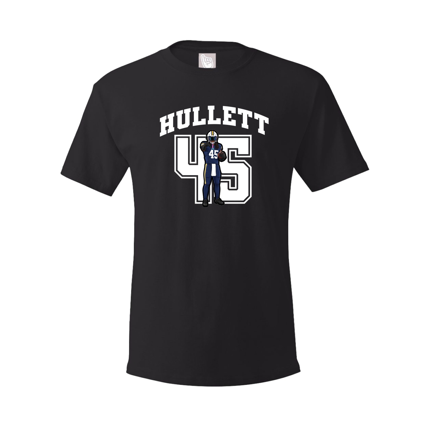 Youth Tee — Number in Black