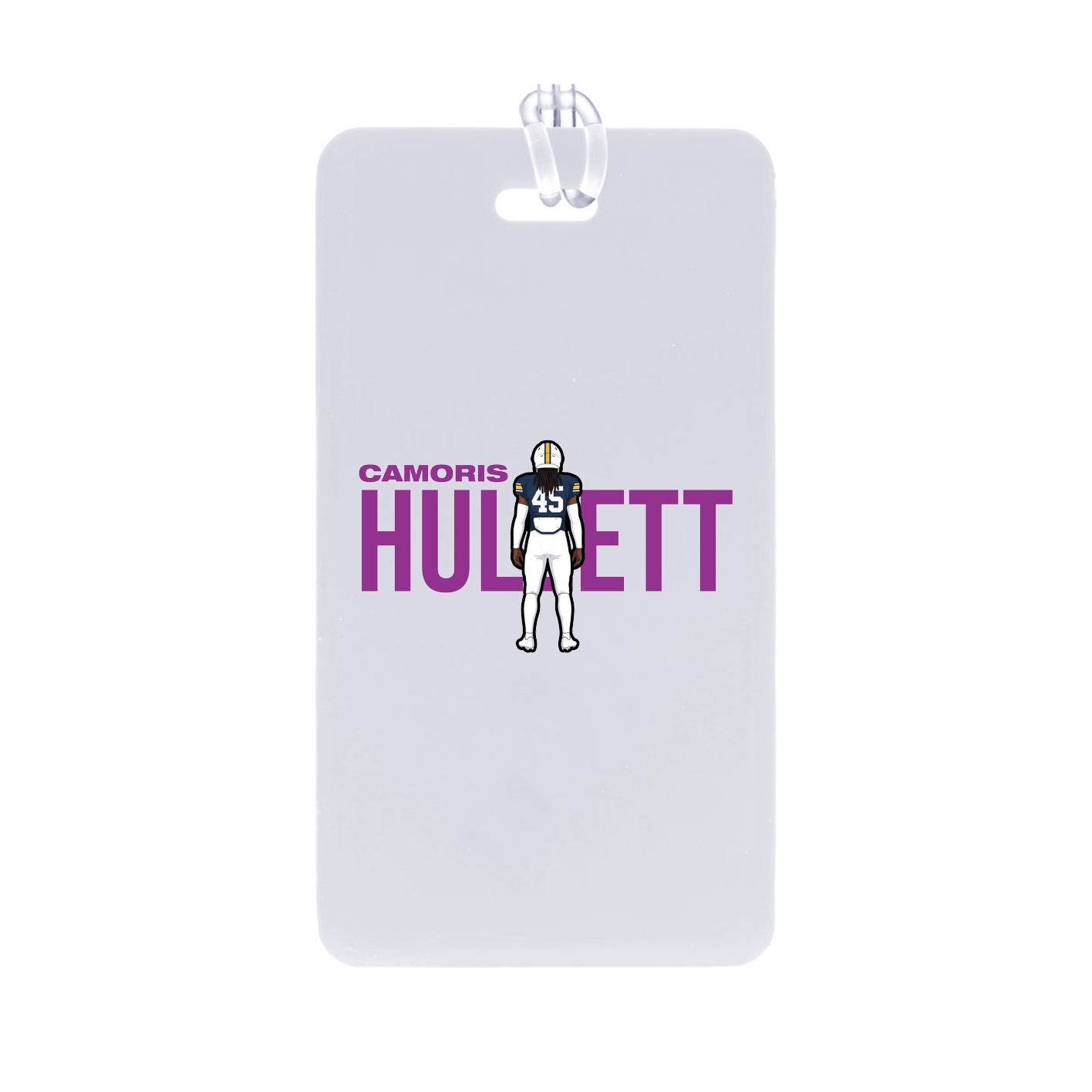 Bag Tag — Player Name in Classic