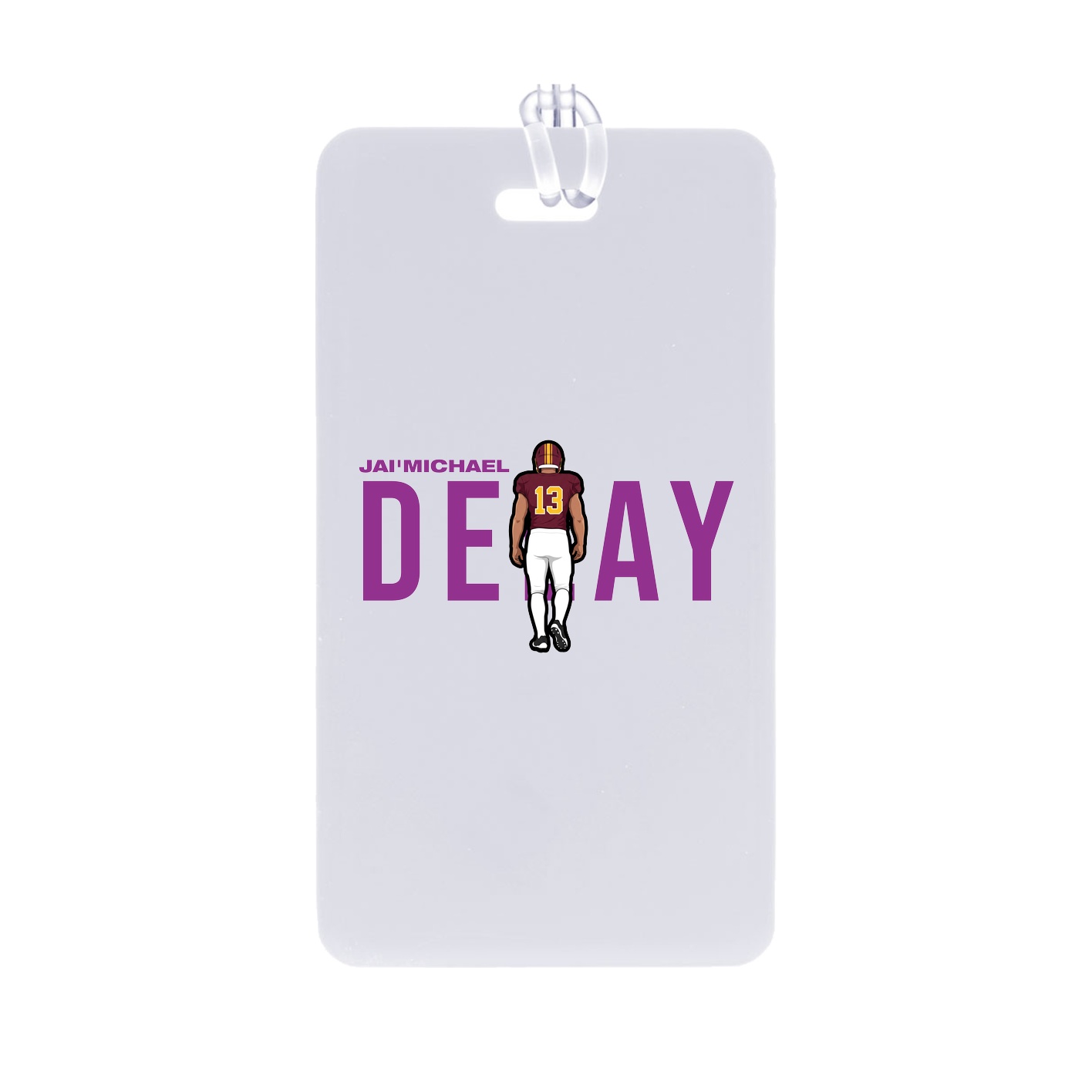 Bag Tag — Player Name in Classic