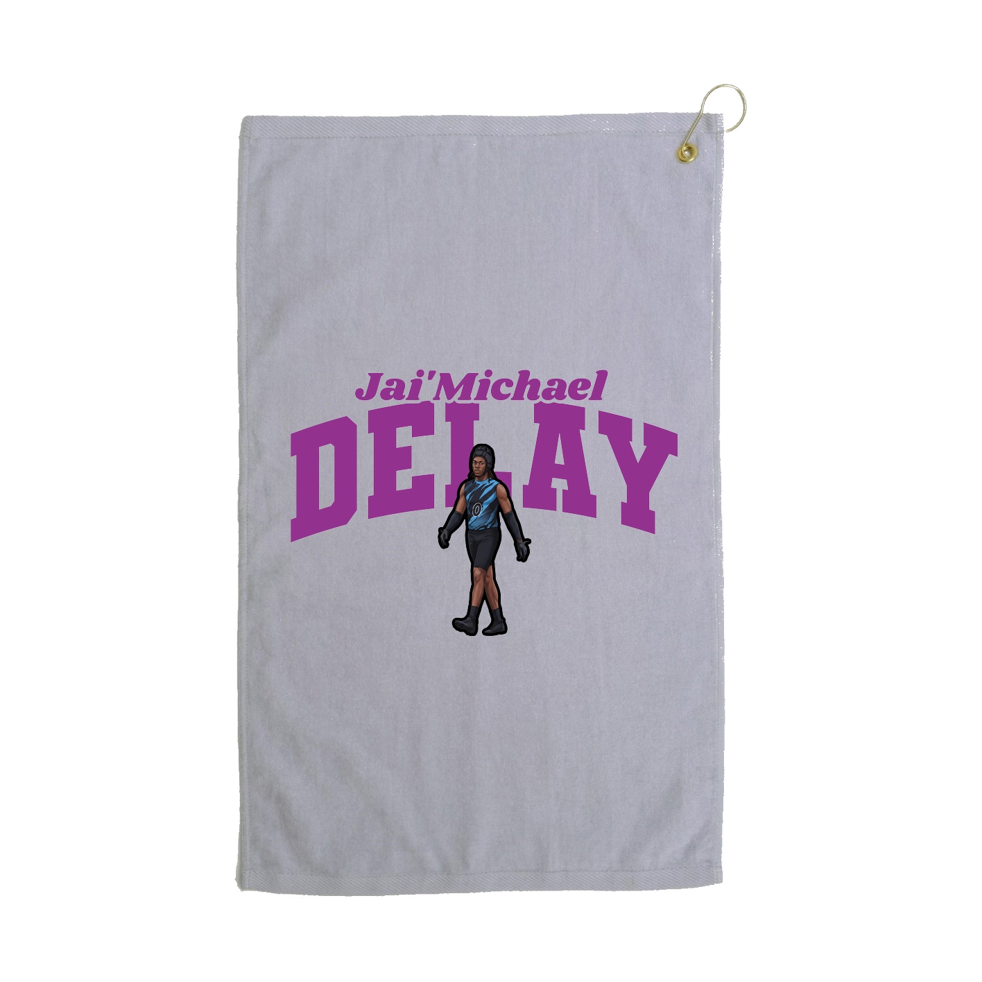 Golf Towel — Signature Arch in Grey