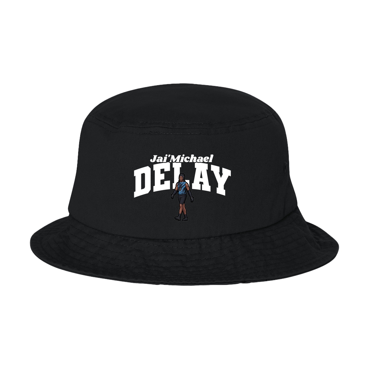 Bucket Cap — Signature Arch in Black