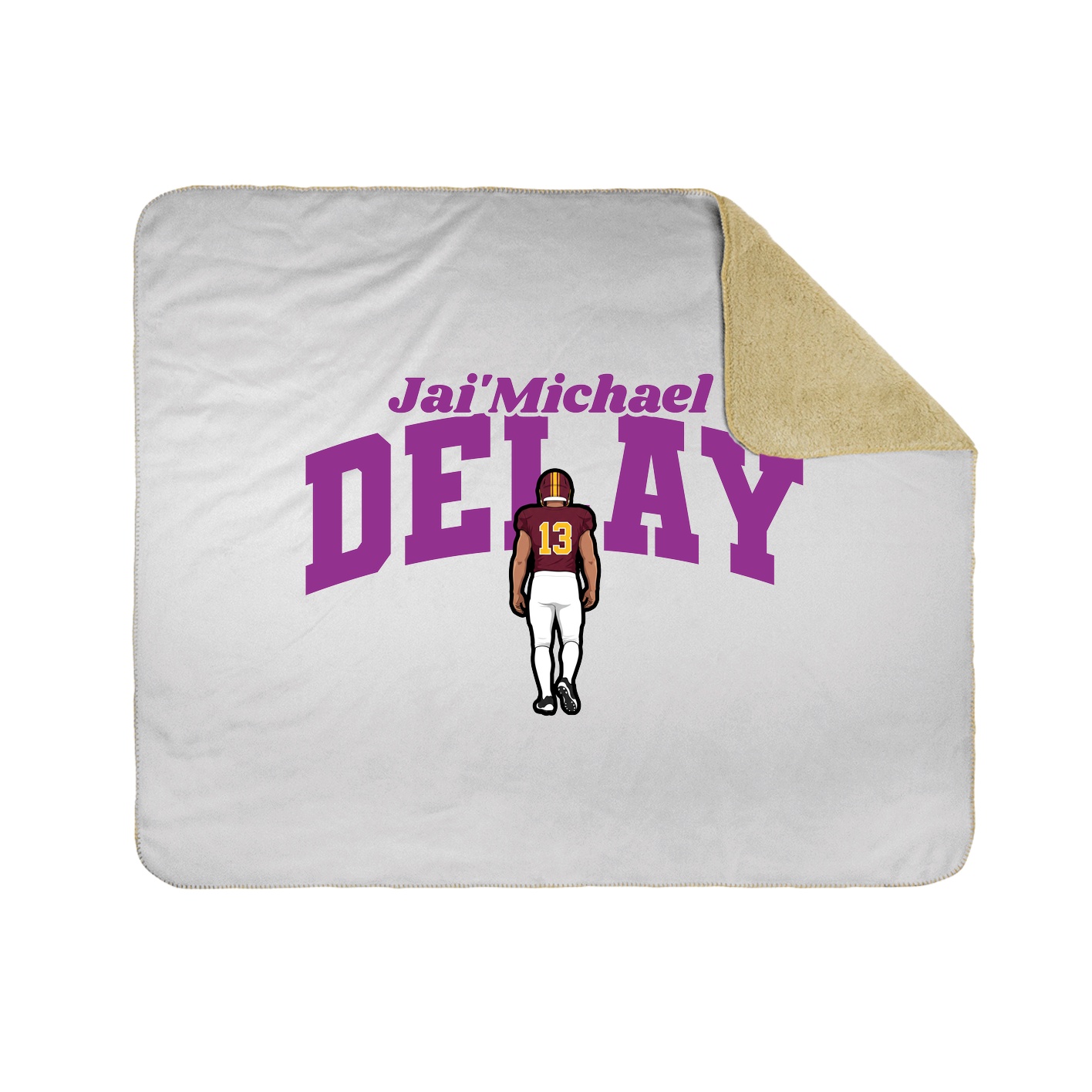 Throw Blanket — Signature Arch in White