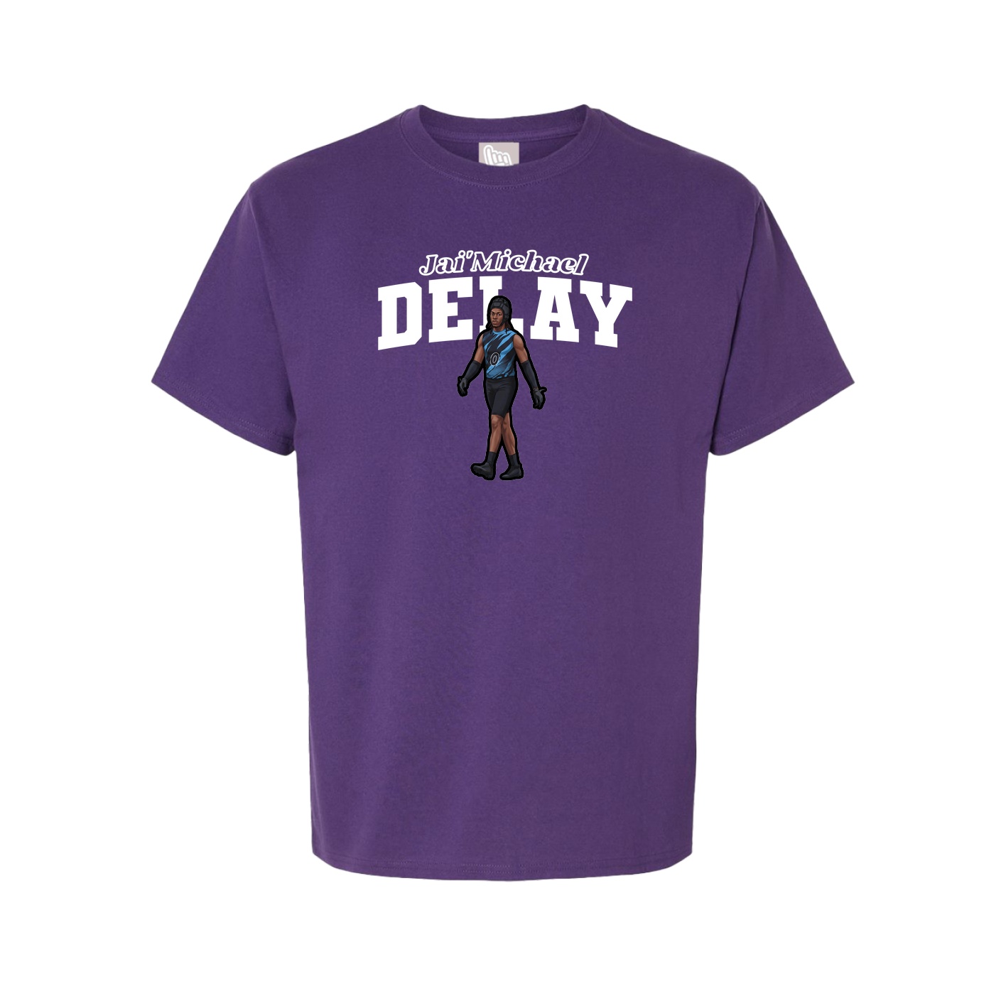 Tee — Name Arch in Purple