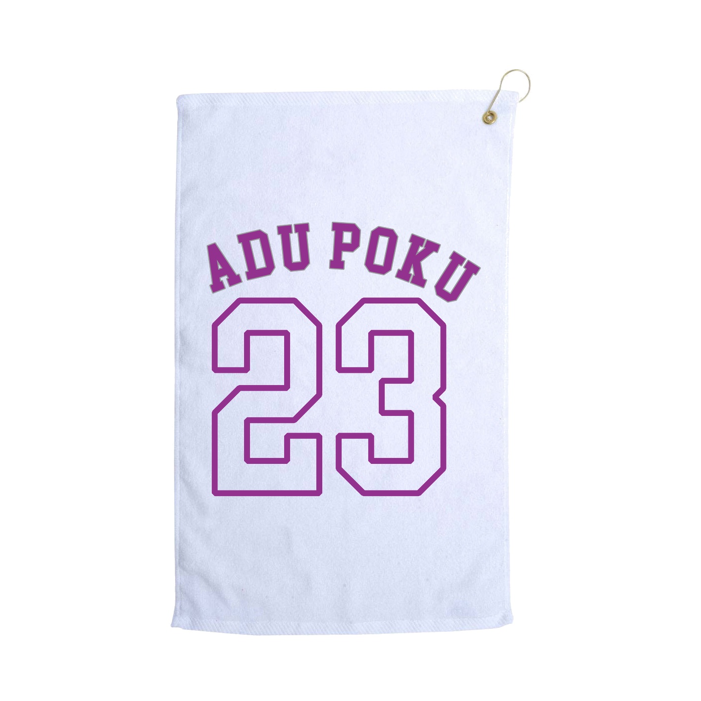 Golf Towel — Shirsey Arch in White