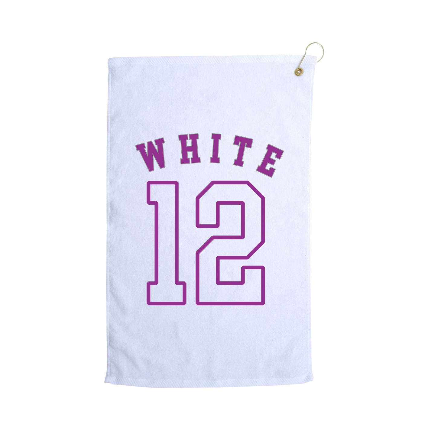 Golf Towel — Shirsey Arch in White