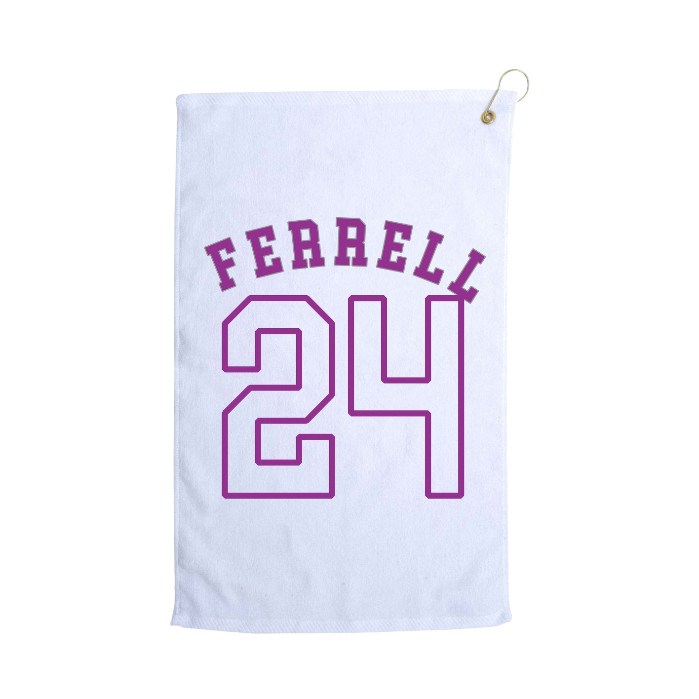 Golf Towel — Shirsey Arch in White