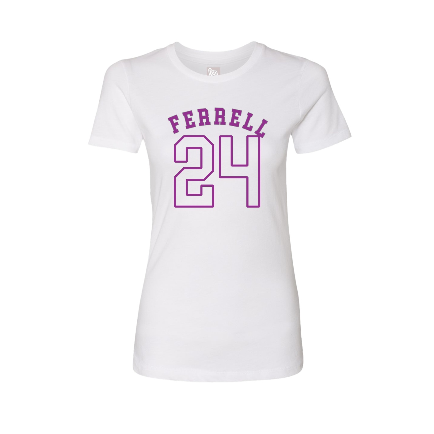 Fitted Women's Tee — Shirsey Arch in White