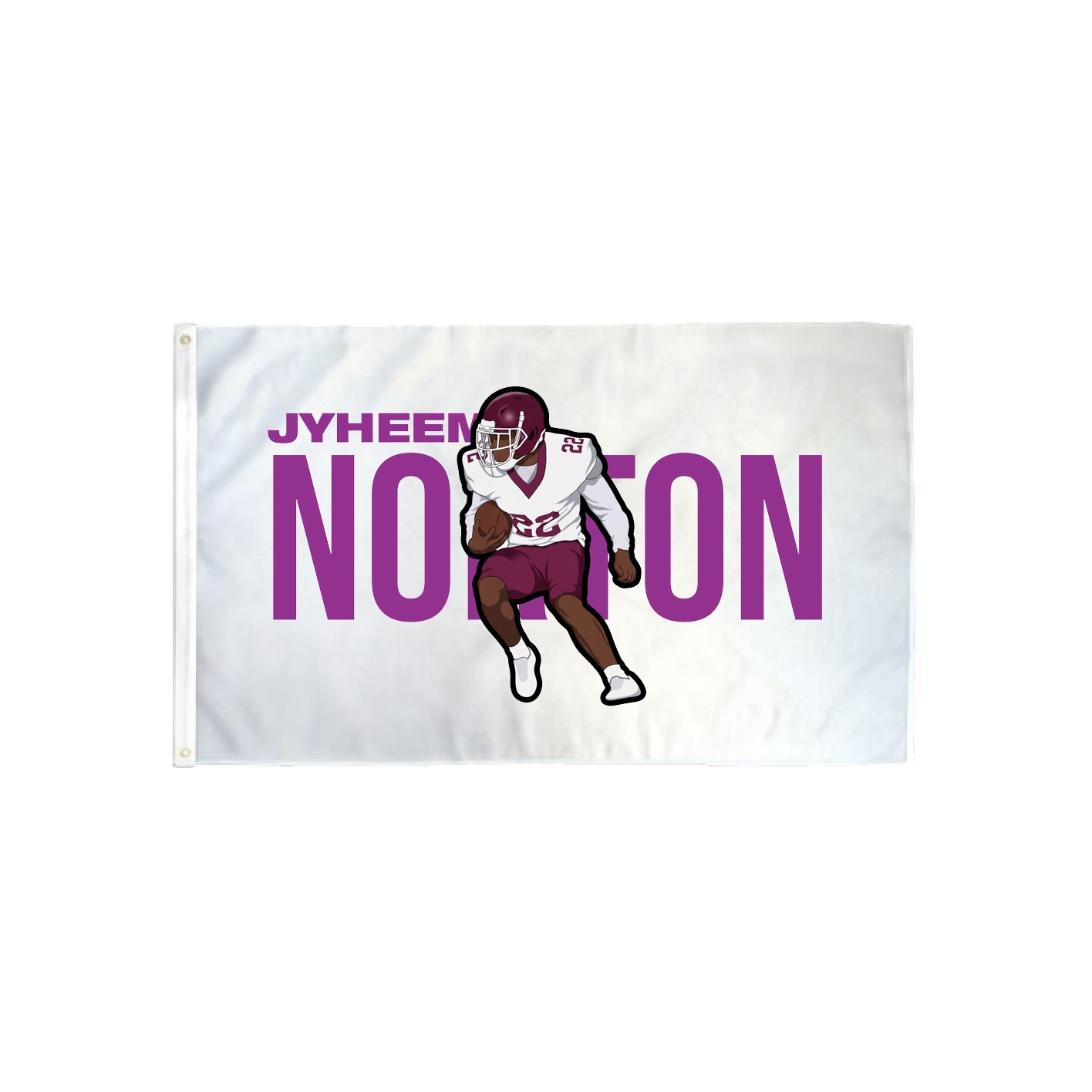 3x5 Flag — Player Name in Classic