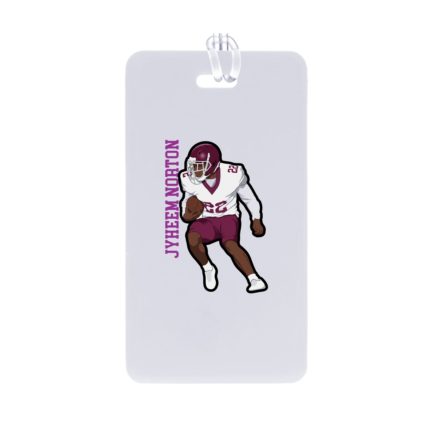 Bag Tag — Name Vertical in Classic