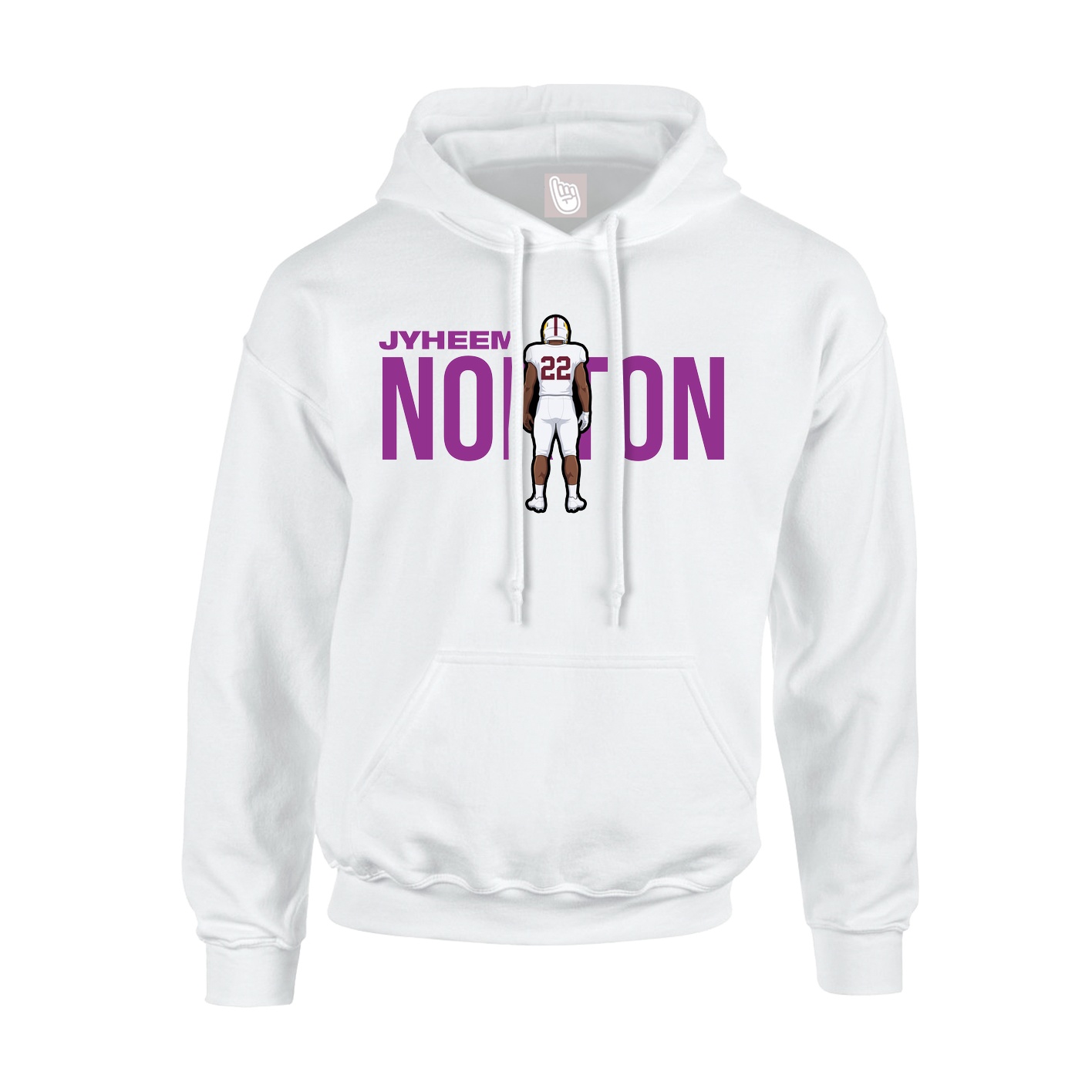 Hoodie — Player Name in White