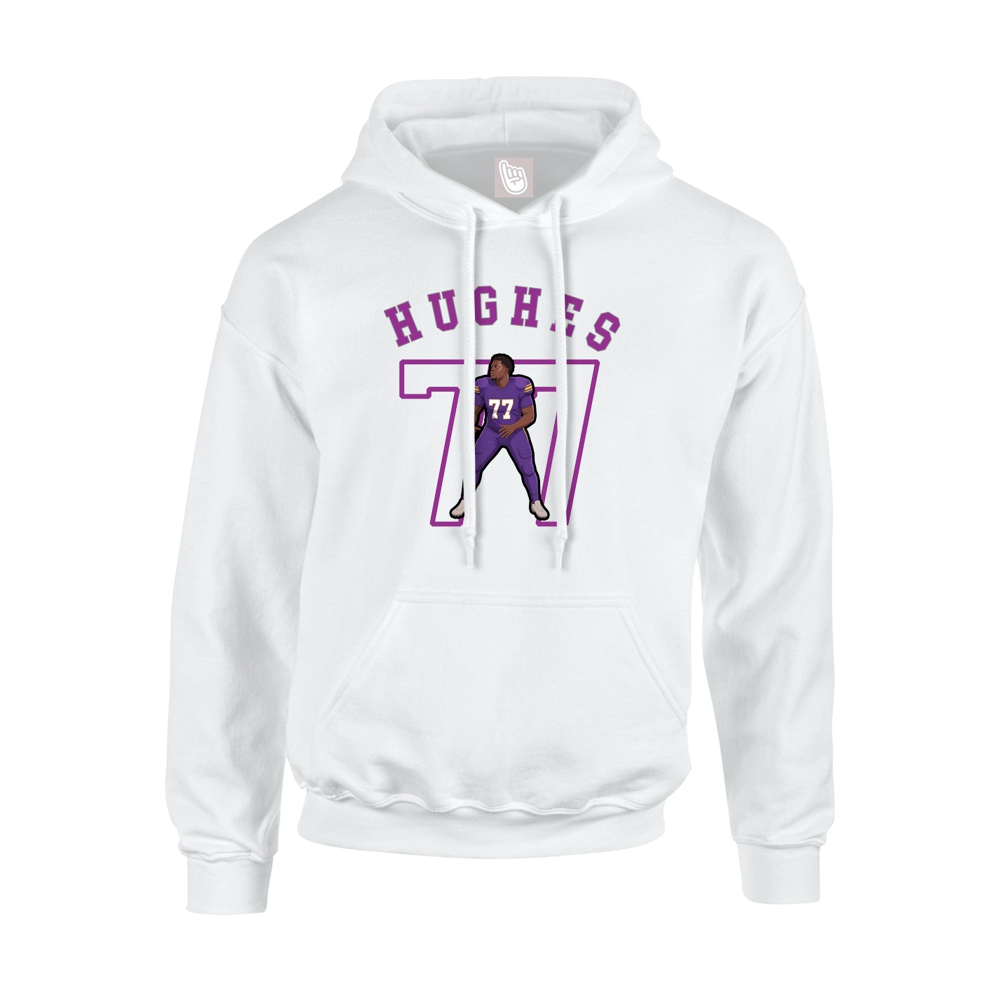 Youth Hoodie — Shirsey Arch in White