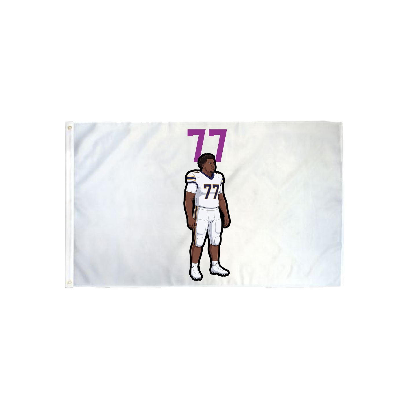 3x5 Flag — Number Top in Classic
