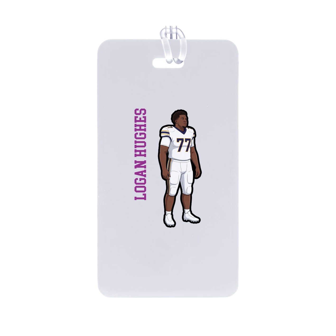 Bag Tag — Name Vertical in Classic