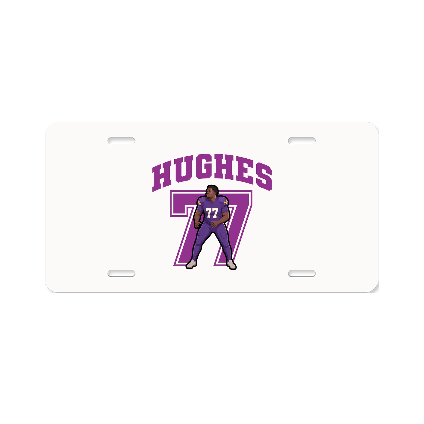 License Plate — Number in Classic