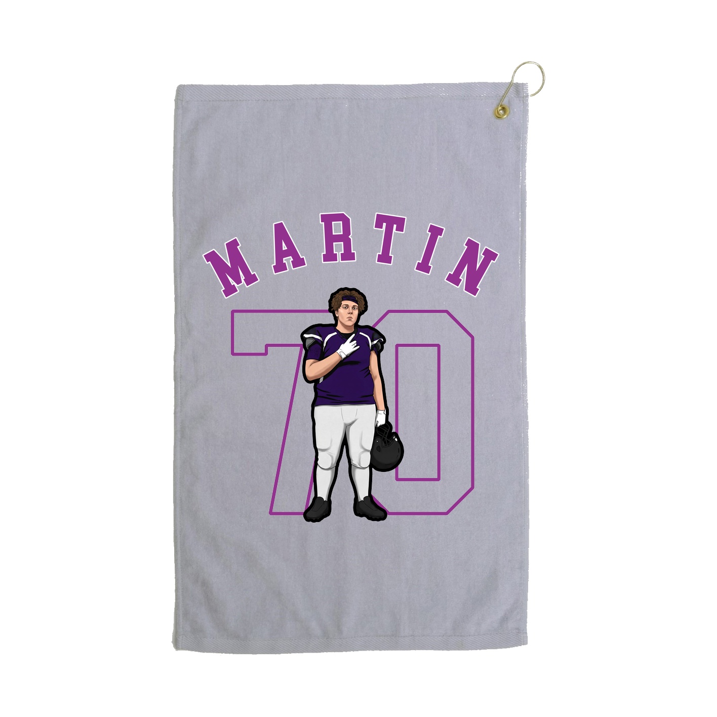 Golf Towel — Classic in Grey