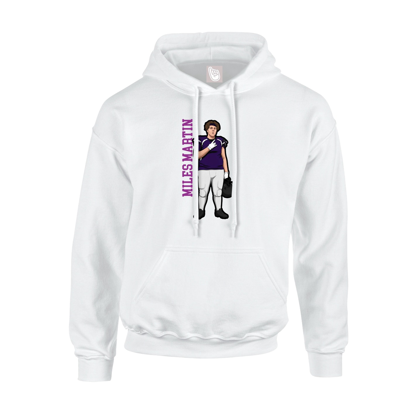 Youth Hoodie — Classic in White