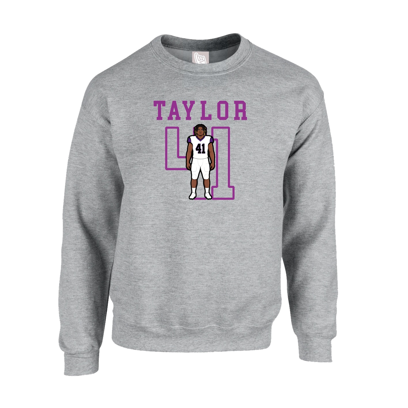 Fleece Crew — Shirsey in Grey