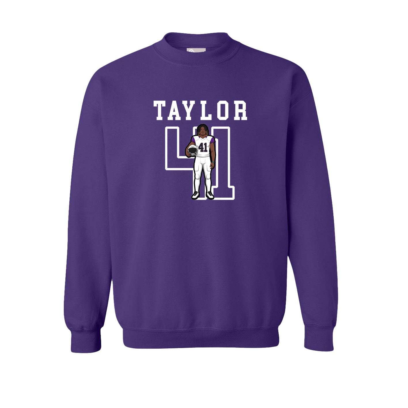 Fleece Crew — Shirsey in Purple