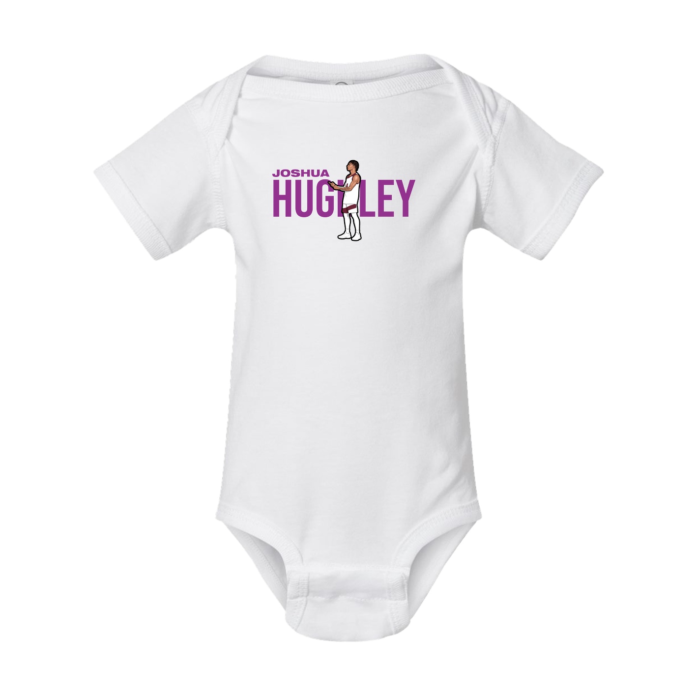 Baby Onesie — Player Name in White