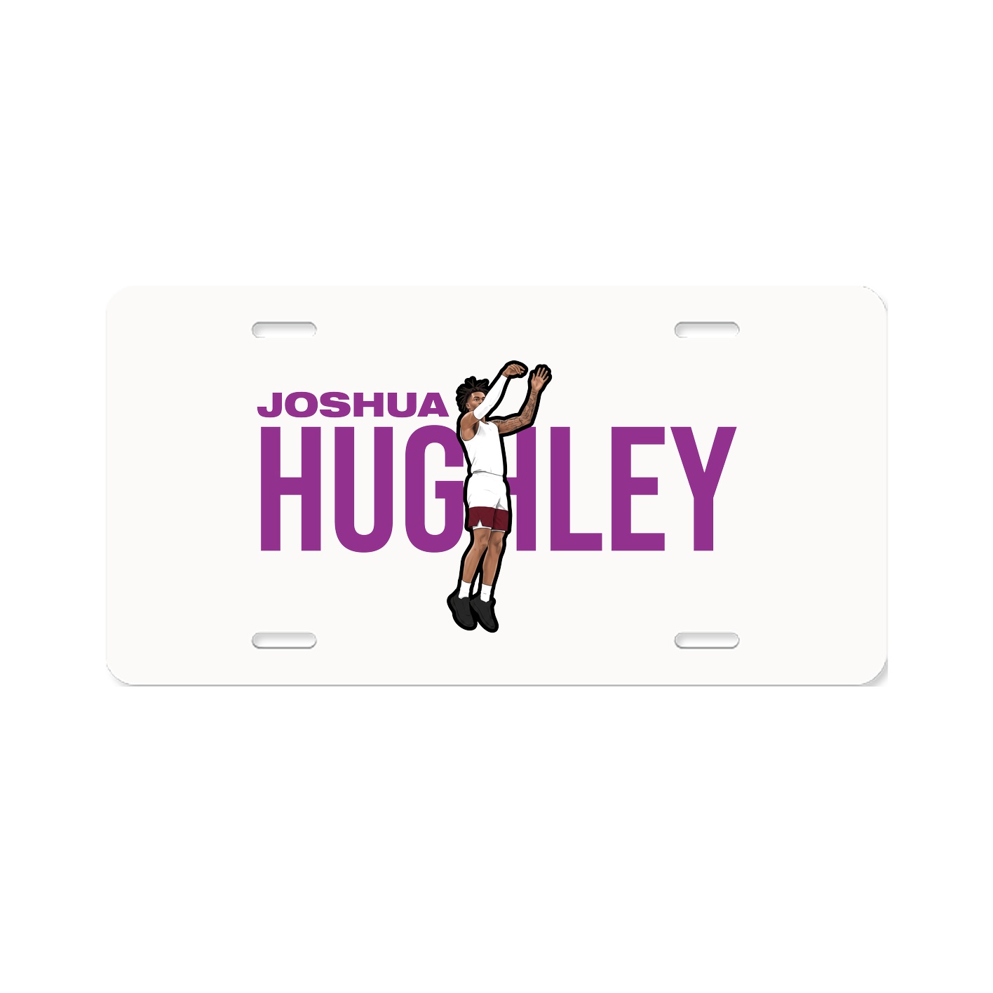 License Plate — Player Name in Classic