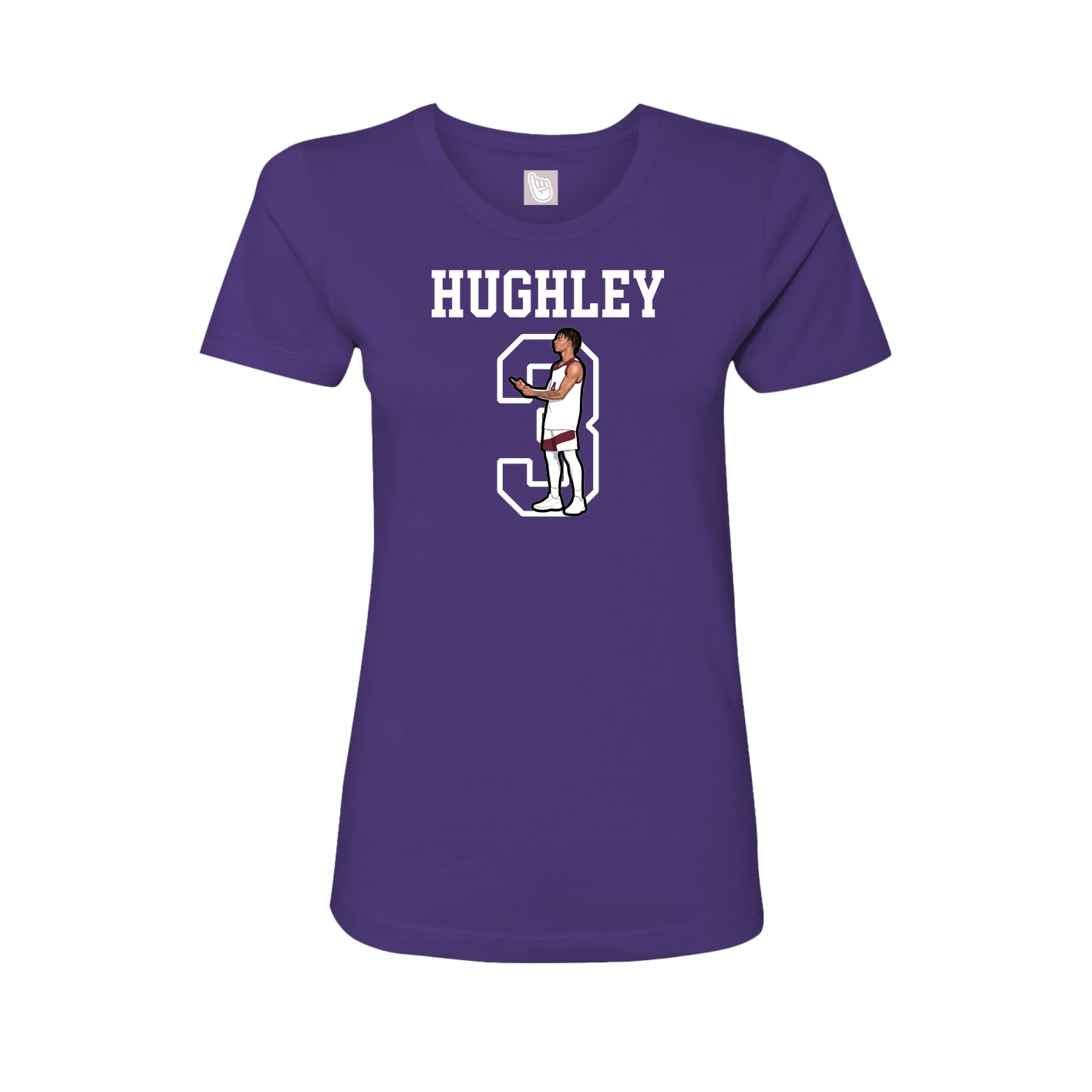 Fitted Women's Tee — Shirsey in Purple