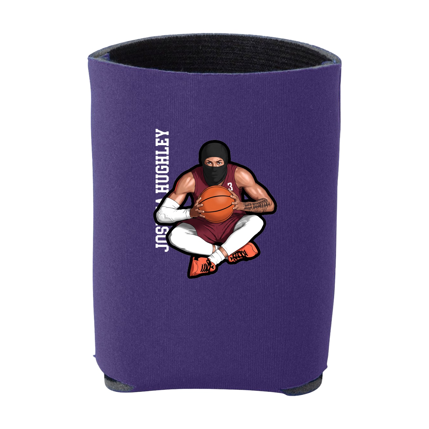 Can Holder — Name Vertical in Purple