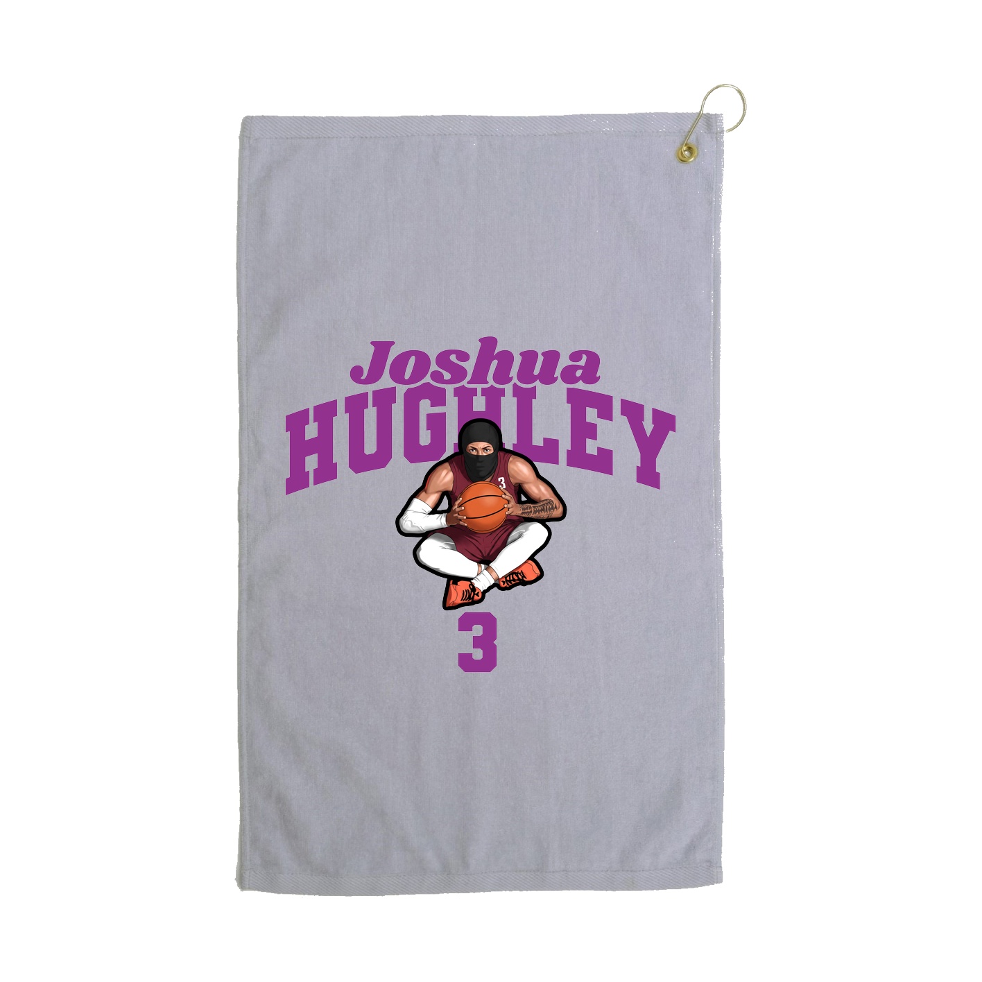 Golf Towel — Signature Arch in Grey