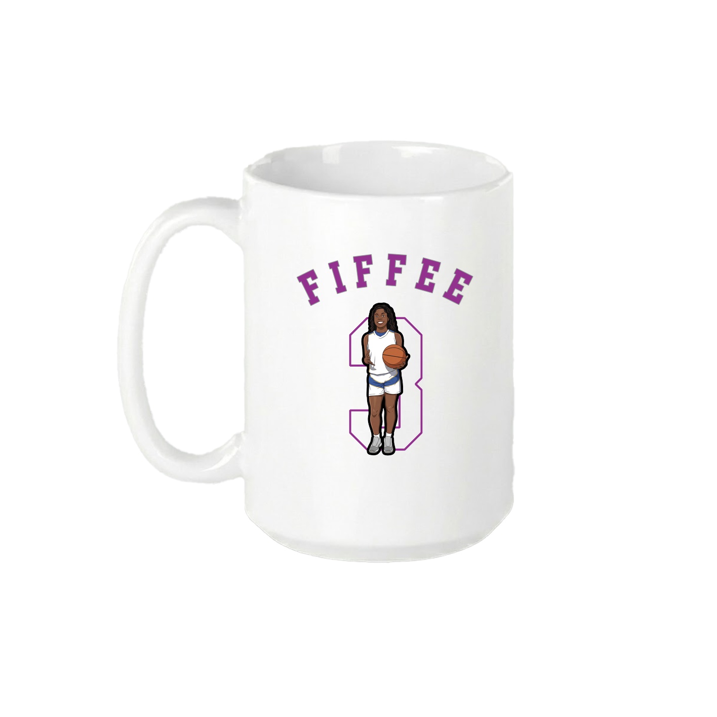 15oz Coffee Mug — Shirsey Arch in White