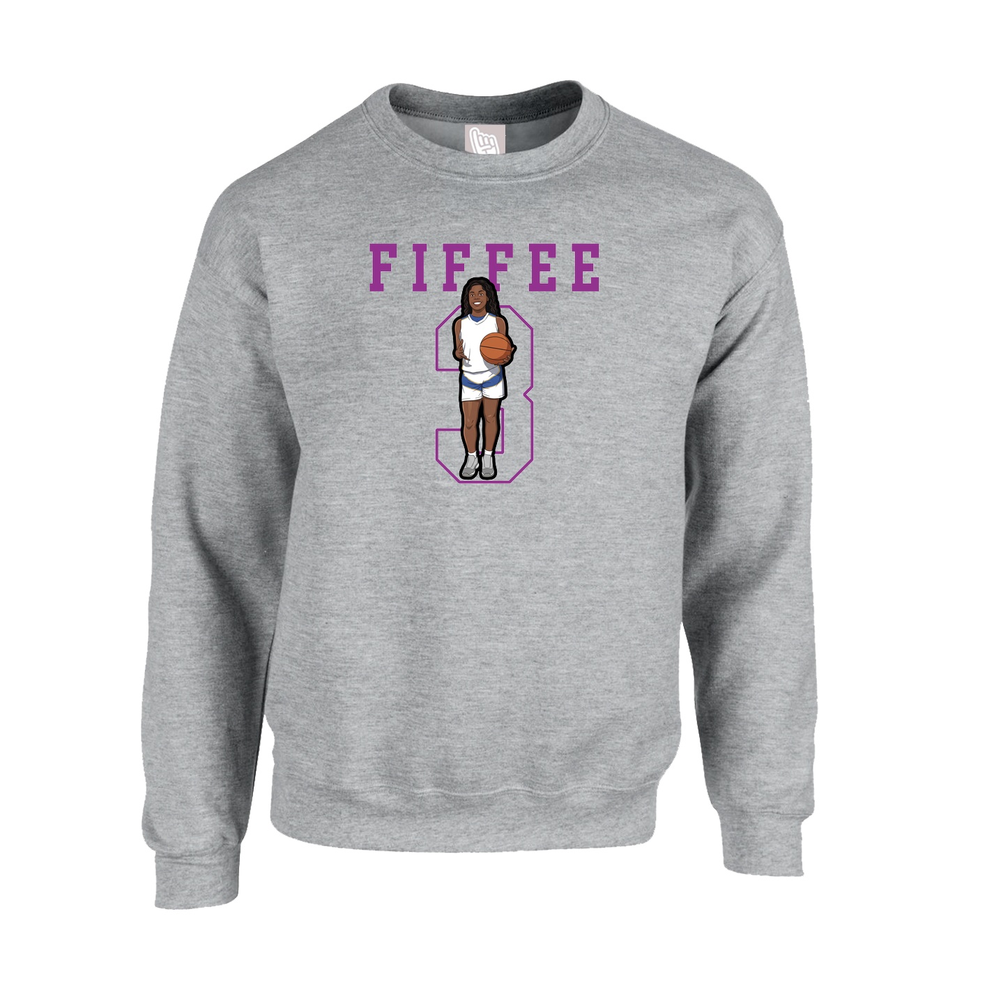 Fleece Crew — Shirsey in Grey