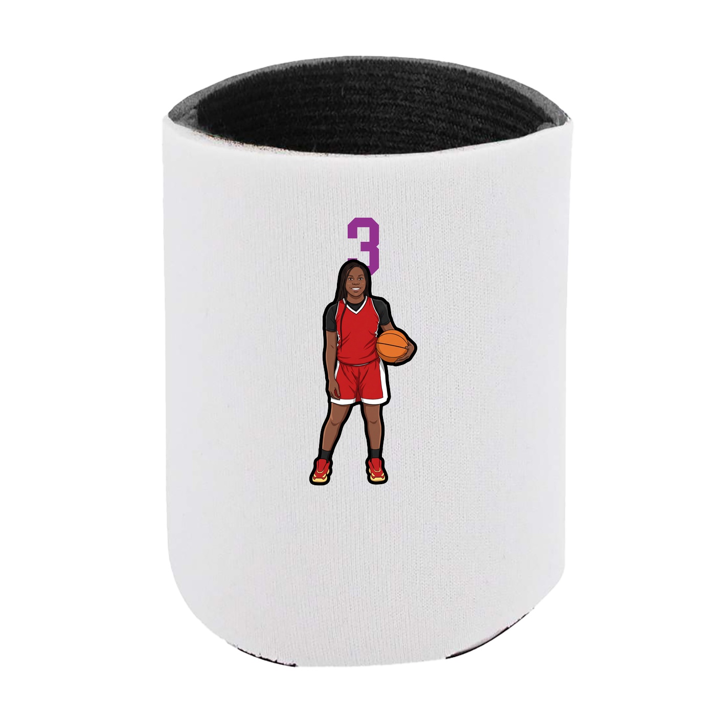 Can Holder — Number Top in White