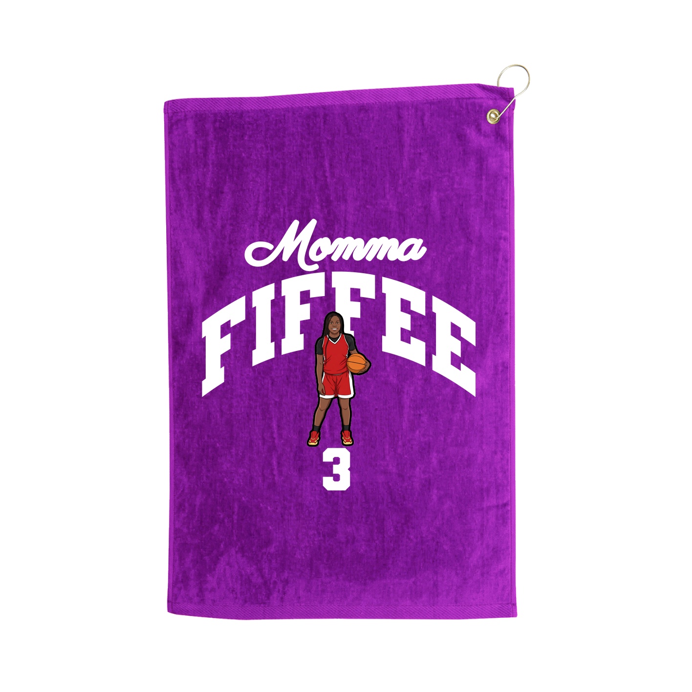Golf Towel — Mothers Day Arch in Purple