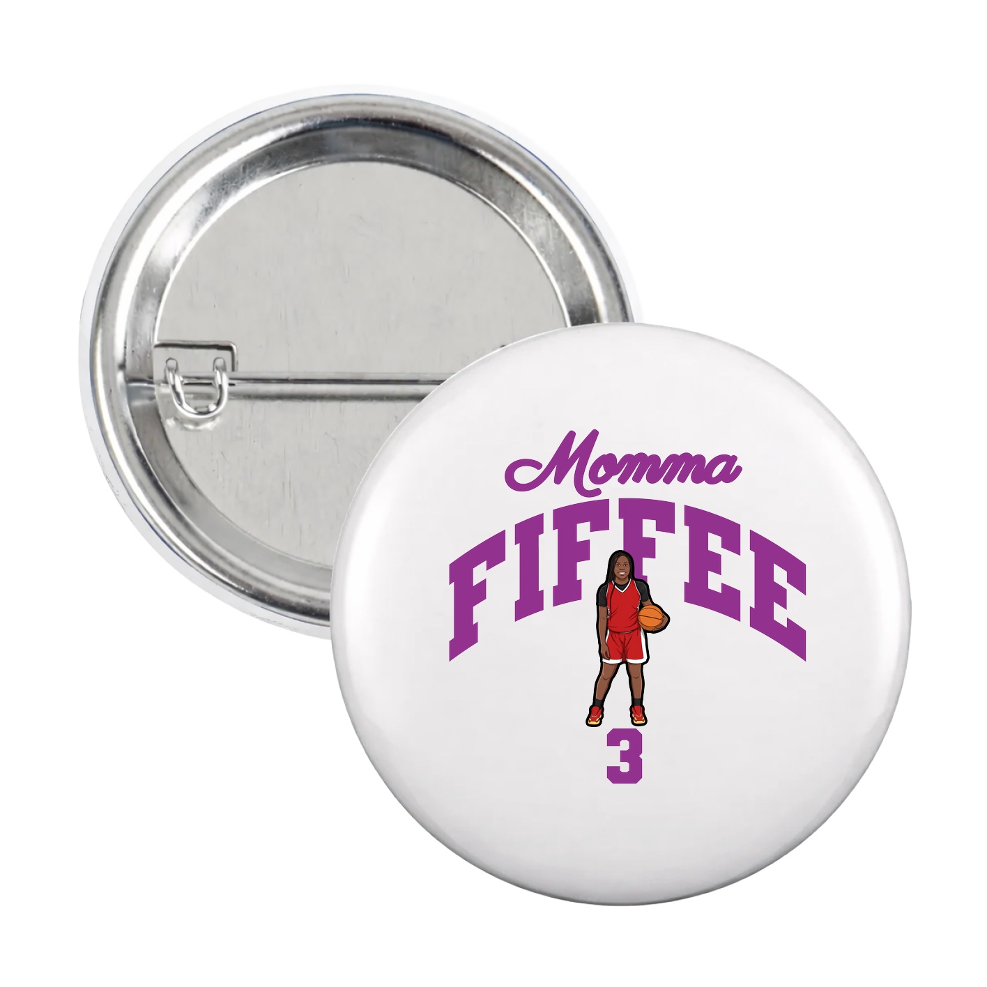 Game Day Button — Mothers Day Arch in White